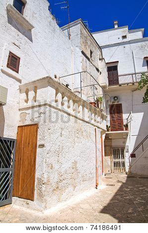 Alleyway. Fasano. Puglia. Italy.