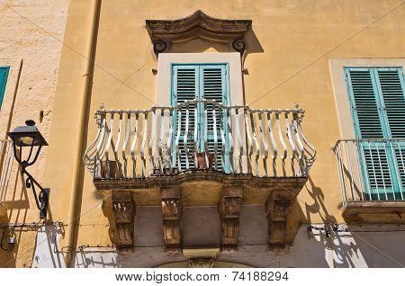 The Palace of University. Fasano. Puglia. Italy.