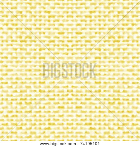 Yellow canvas texture Seamless vector background