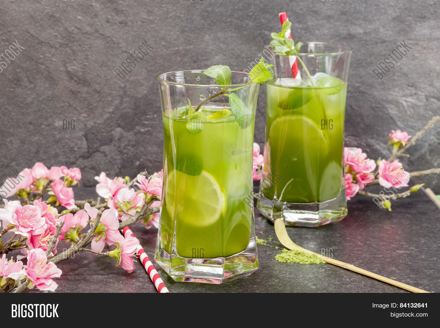 Matcha Mint Iced Tea Image & Photo (Free Trial) Bigstock