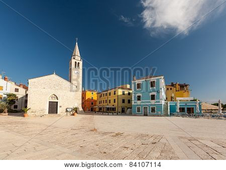 Waterfront Square In Fazana