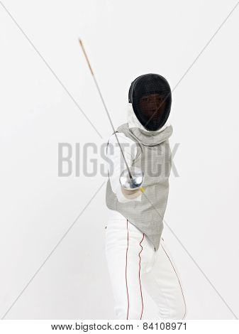 Fencer In Action