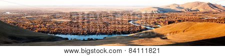 Genhe River Wetlands(panorama)