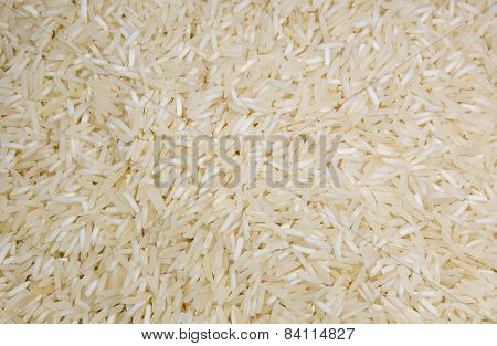 Uncooked Basmati Rice background