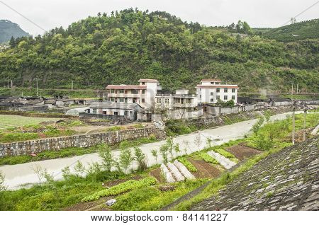 Country Side Urban China Travel Concept