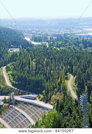 Top view of Lahti. Finland
