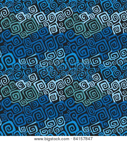 Seamless curls pattern