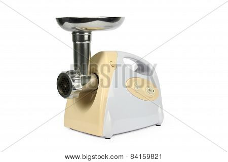 Mincing-machine, Isolation On A White Background