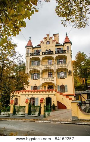 View On Villa Ritter Facade In Carlovy Vary