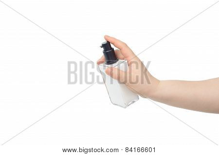 Hand Hold Sqaure Lotion Bottle