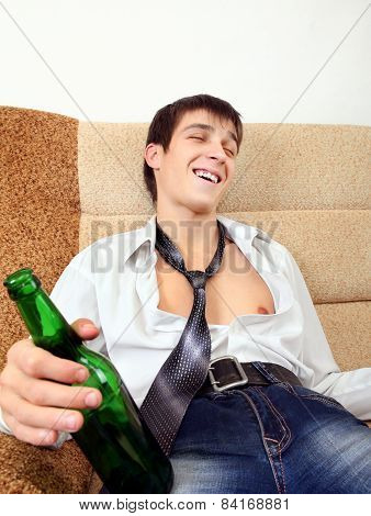 Teenager In Alcohol Addiction