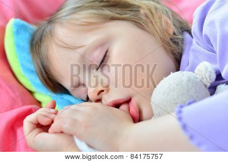 Little Cute Baby Sleeping
