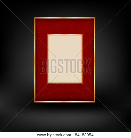 Red and gold luxury background