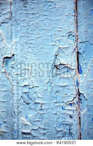 Dirty Stripped Paint In The  Wood And  Nail