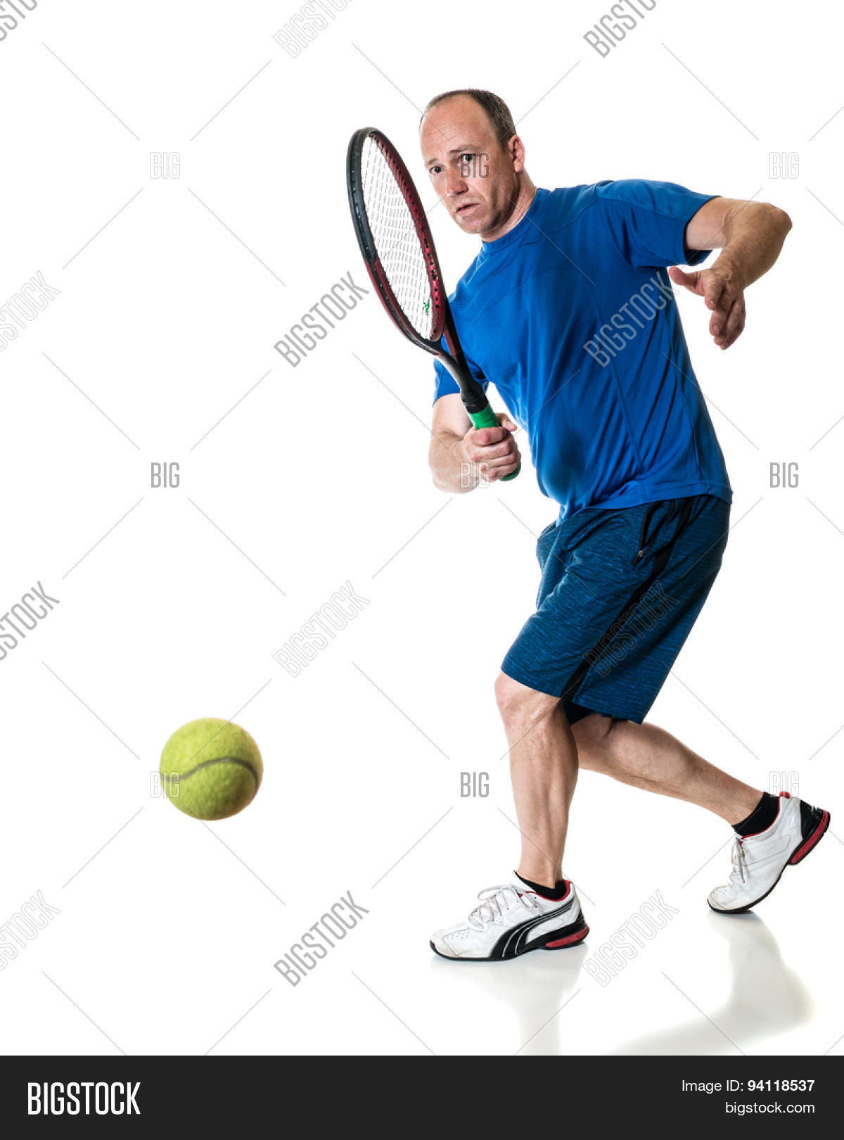 Tennis Action Shot. Image & Photo (Free Trial) | Bigstock