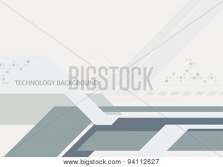 Abstract Digital Flat Geometric Background