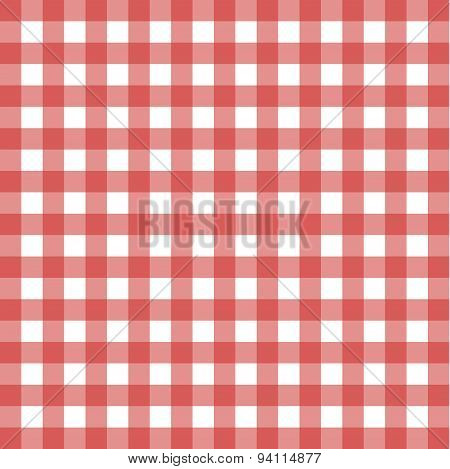 Red Plaid Pattern For Background