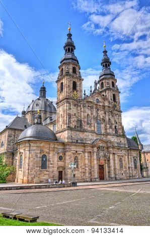FULDA, GERMANY - MAI 27: Fuldaer Dom (cathedral) on Mai 27, in Fulda, Germany