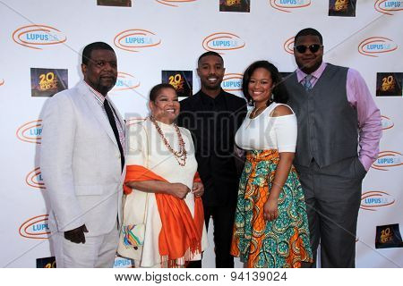LOS ANGELES - JUN 6:  Michael B Jordan at the Lupus LA Orange Ball  at the Fox Studios on June 6, 2015 in Century City, CA