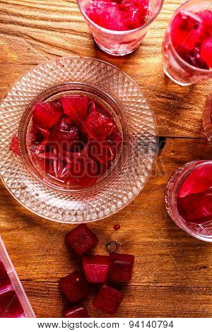 Frozen Hibiscus Tea
