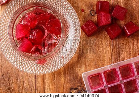Frozen Hibiscus Tea
