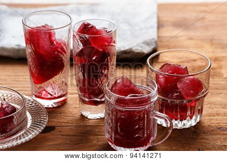 Frozen Hibiscus Tea