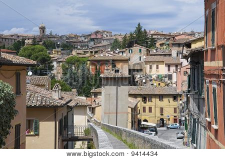 Vista de Perugia. Umbria.