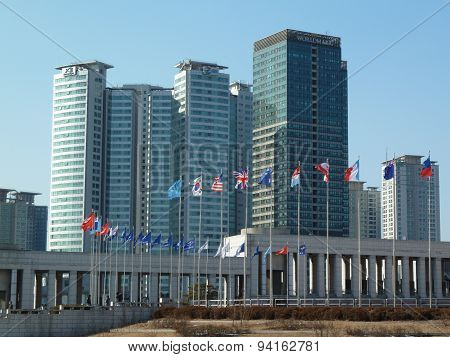 Tall Buildings in Seoul, Korea