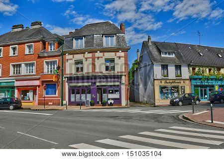 Buchy France - june 23 2016 : the city center