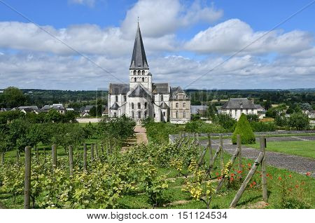 Saint Martin de Boscherville France - june 22 2016 : the Saint Georges abbey in Seine Maritime