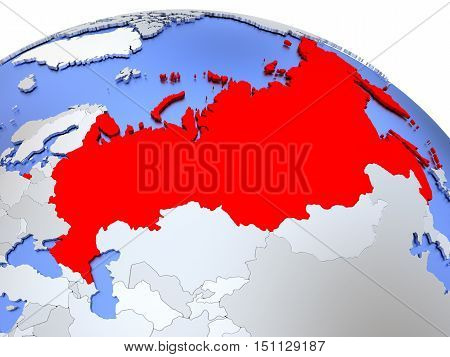 Russia On World Map