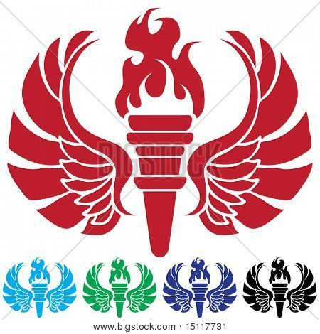 wing torch icon