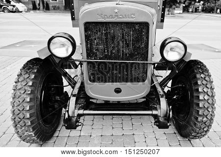 Tarnopol, Ukraine - October 09, 2016: Zis-5 Was A 4X2 Soviet Truck Produced By Moscow Zis Factory Fr
