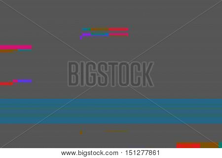 Glitch Element in Motion. Nice 3D Rendering