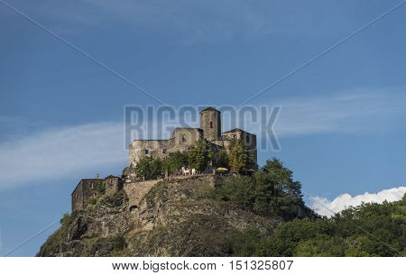 Castle Strekov In Nice Sunny Autumn Day