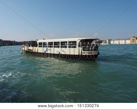Giudecca Canal In Venice