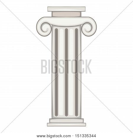 Column icon. Cartoon illustration of column vector icon for web