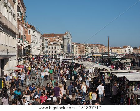 Riva Degli Schiavoni In Venice