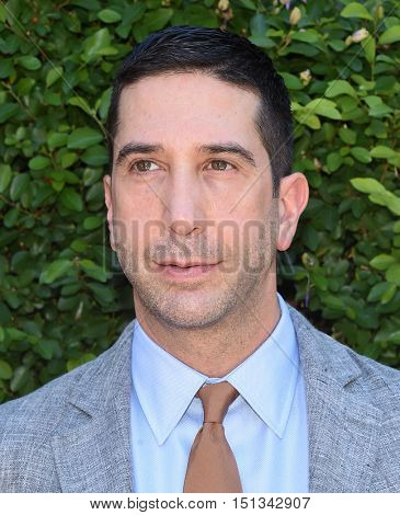 LOS ANGELES - SEP 25:  David Schwimmer arrives to the The Rape Foundation Annual Brunch on September 25, 2016 in Hollywood, CA                