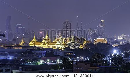 Wat Phra Kaew, Temple of the Emerald Buddha, Bangkok, Thailand