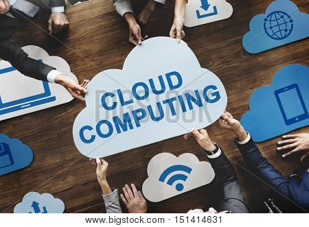 Cloud Connection Communucation Networking Concept