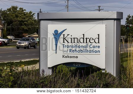Kokomo - Circa October 2016: Kindred Transitional Care and Rehabilitation a division of Kindred Healthcare Incorporated IV
