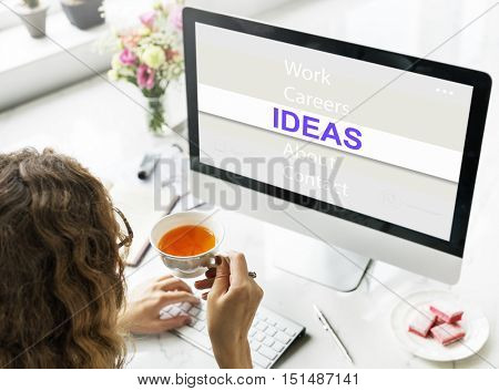 Ideas Creative Thinking Success Concept