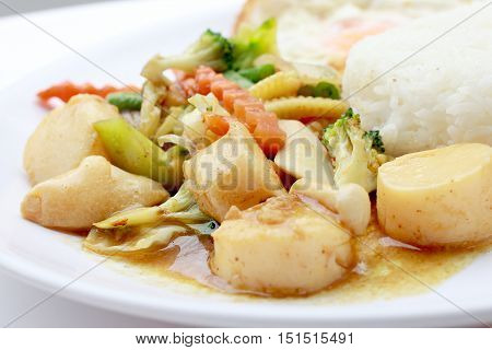 Stir Fried Tofu In Chinese Style,deep Fried Tofu With Gravy Sauce ,stir Fried Tofu With Mixed Vegeta
