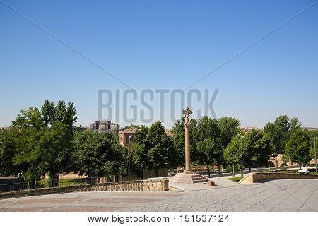 Crucero Of The Puerta Del Rio In Salamanca, Spain