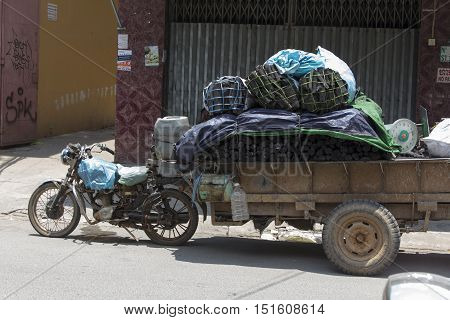 Coal Transport In Phnom Phen
