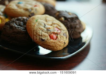 A Variety of Cookies on a Plate