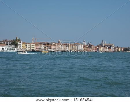 Giudecca Canal In Venice