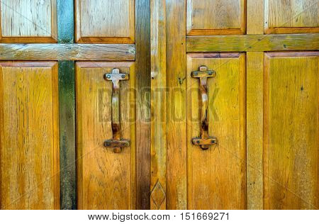 Old Wooden Door Suitable For Background And Texture.