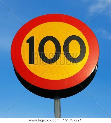 Swedish 100 Km/h Speed Image & Photo (Free Trial) | Bigstock